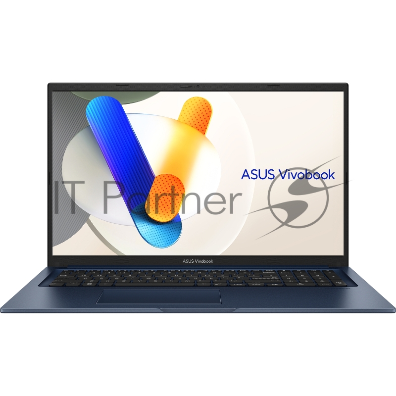 Ноутбук ASUS Vivobook 17 X1704ZA-AU307 Intel®Core™ i7-1255U Processor 1.7 GHz (12M Cache, up to 4.7 GHz, 10 cores) DDR4 16GB IPS 1TB M.2 NVMe™ PCIe® 3.0 SSD Intel Iris X Graphics 17.3 FHD (1920 x 1080) 16:9