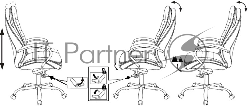 Кресло руководителя Бюрократ T-9950 светло-коричневый Leather Eichel кожа крестов. металл хром