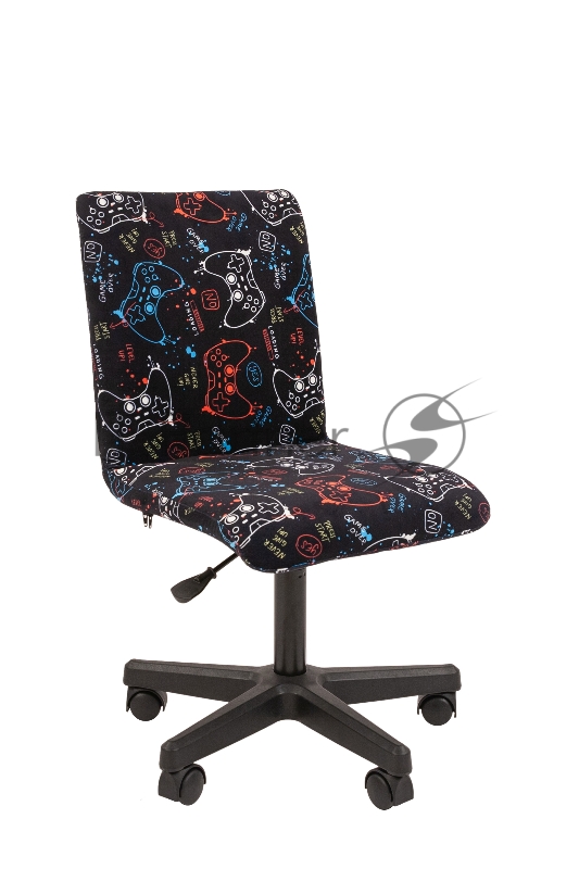 Кресло CHAIRMAN Kids 109 GAME (ткань, черный пластик)