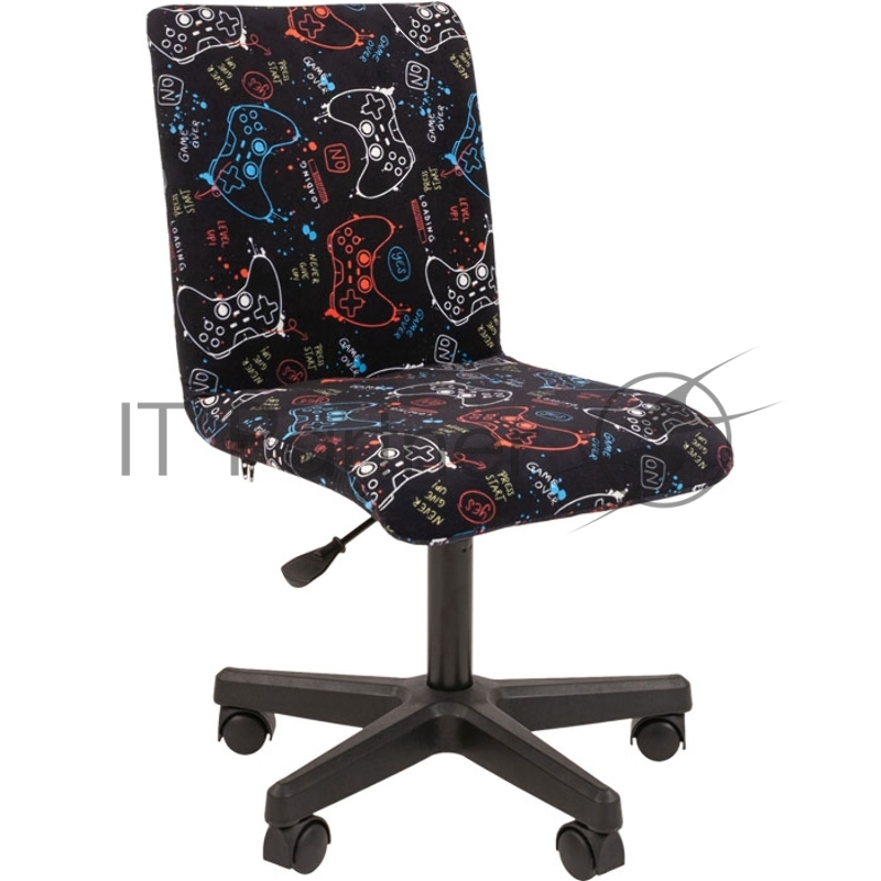 Кресло CHAIRMAN Kids 109 GAME (ткань, черный пластик)