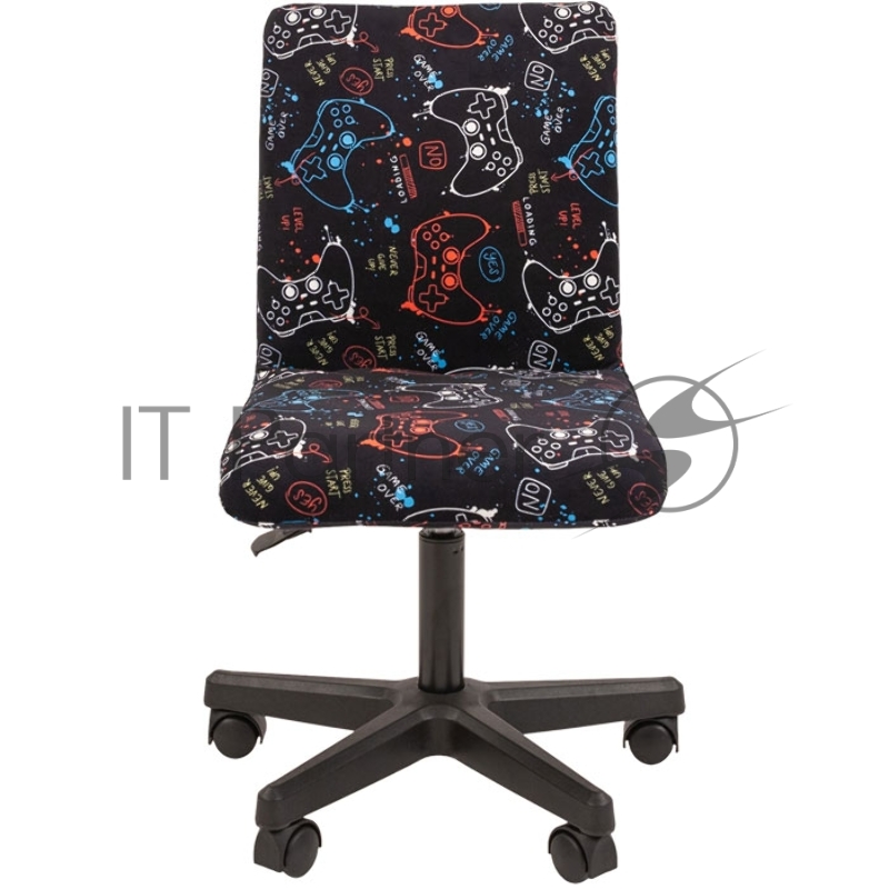 Кресло CHAIRMAN Kids 109 GAME (ткань, черный пластик)