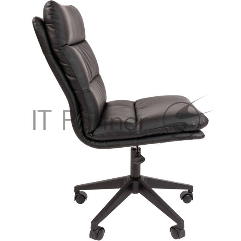 Офисное кресло Chairman 919 черное (экокожа, газпатрон, ролики)