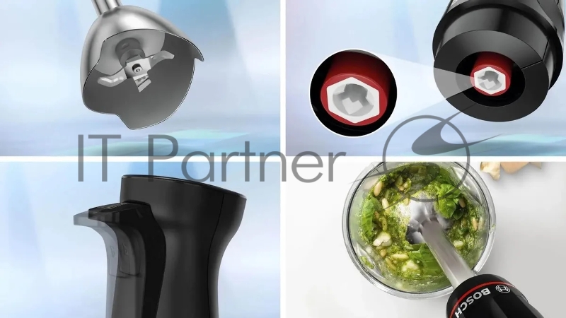 Блендер погружной Bosch MSM4B670 1000Вт черный