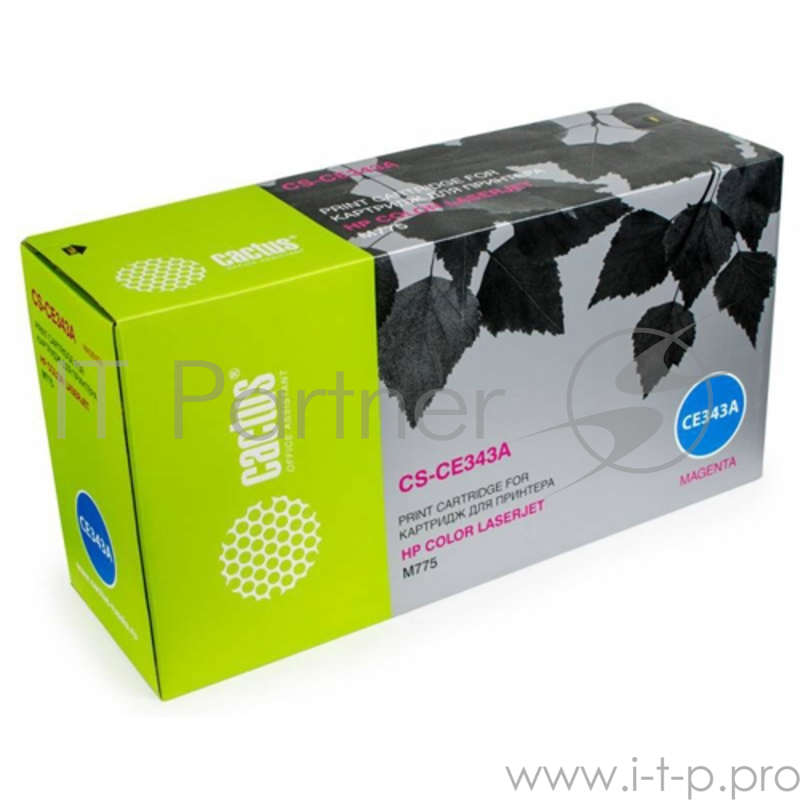 Тонер Картридж Cactus CS-CE343AR пурпурный для HP CLJ M775 (16000стр.)