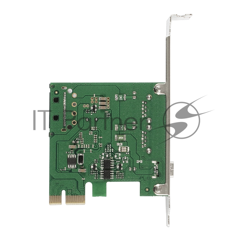 Контроллер ExeGate EXE-323 PCI-E 2.0, 2*USB3.0 ext + 1*Type-C, разъем доп.питания (OEM)