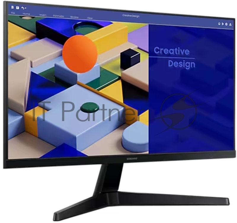 Монитор Samsung 24 LS24C312EAIXCI (IPS, 75 Гц, LED, 1920х1080, HDMI 1.4, VGA)