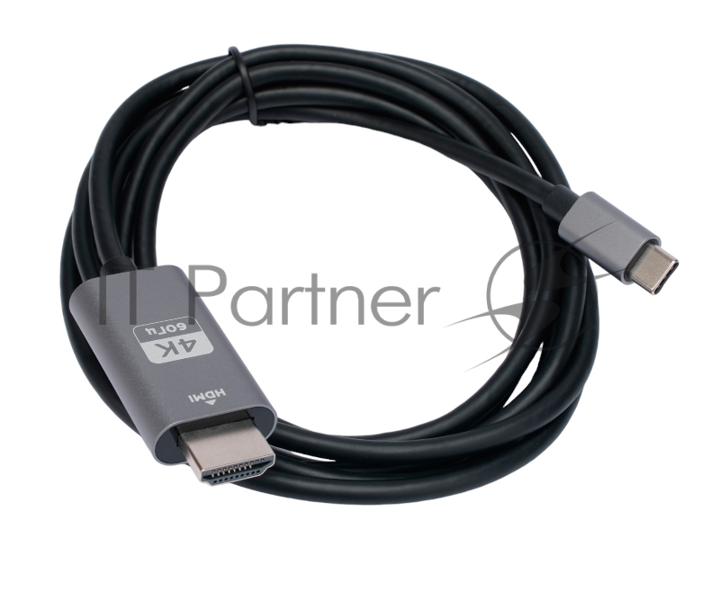 Кабель-переходник Cablexpert CCB-A-CM-HDMI-1.8M с Type-C на HDMI v2.0, Mobile, 1.8м, черный, корбка