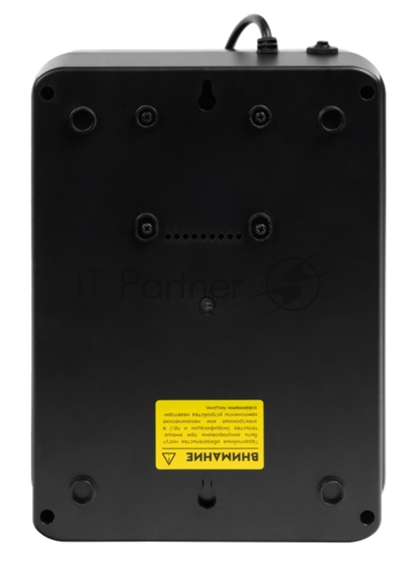 Источник бесперебойного питания SMARTWATT линейно-интерактивный, 1000/600 ВА/Вт, напольный/настенный, LED индикация, Shuko CEE7/4 - 8 шт. (4 шт. с резервным питанием, 4 шт. - сетевой фильтр)