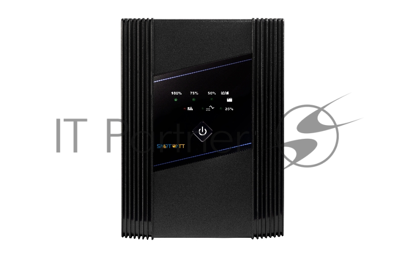 Источник бесперебойного питания SMARTWATT линейно-интерактивный, 1500/900 ВА/Вт, напольный, LED индикация, Shuko CEE7/4 - 2 шт. , IEC C13 - 3 шт.