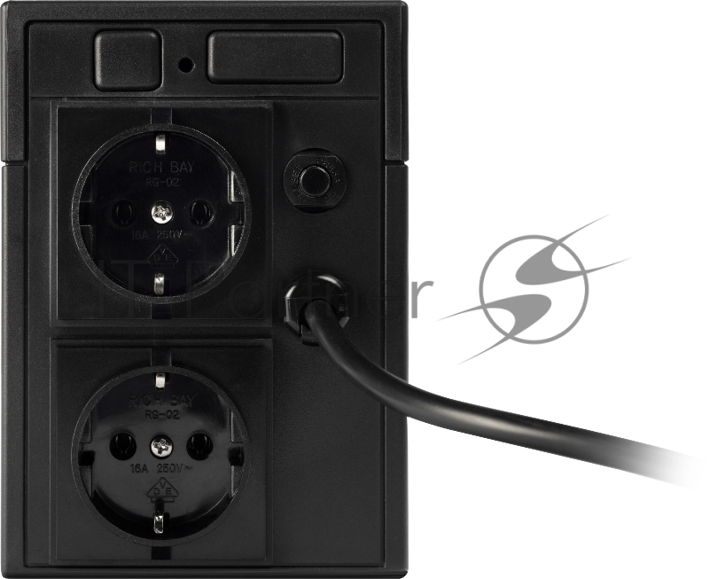 Источник бесперебойного питания SMARTWATT линейно-интерактивный, 650/360 ВА/Вт, напольный, LED индикация, Shuko CEE7/4 - 2 шт.