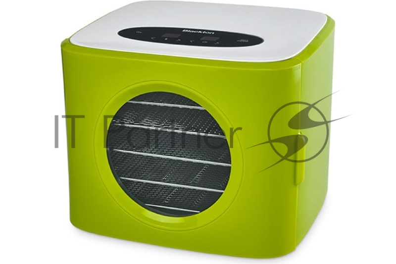 Сушилка для овощей и фруктов Blackton Bt FD1113 зеленый-белый, Мощность 400 Вт, Регулировка температуры 35-80 °С, Таймер 1-72 часа , Сохраняет максимум витаминов и питательных веществ в овощах, фруктах, грибах и травах, Конвективная сушка, LED диспле