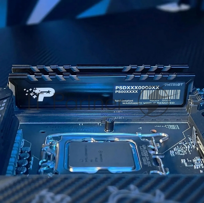 Оперативная память PATRIOT PSP564G4800KH1 Signature Premium DDR5 Общий объём памяти 64Гб Module capacity 32Гб Количество 2 4800 МГц Радиатор 1.1 В черный