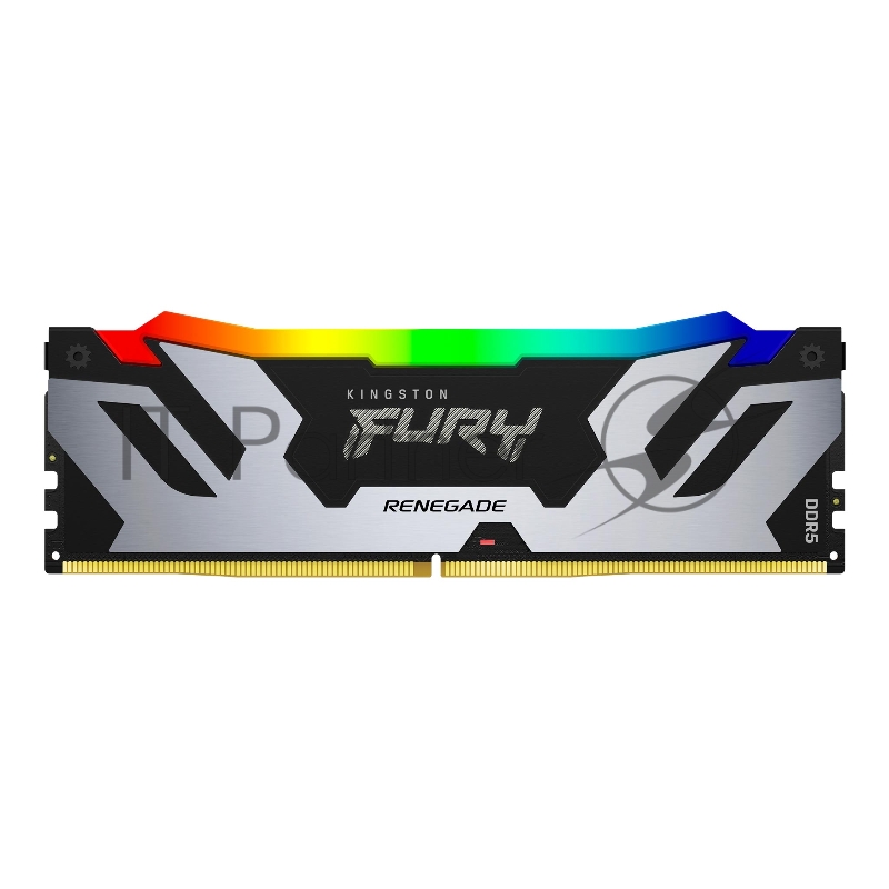 Модуль памяти DDR 5 DIMM 24Gb PC51200, 6400Mhz, Kingston FURY Renegade Silver XMP CL32 (KF564C32RS-24) (retail)