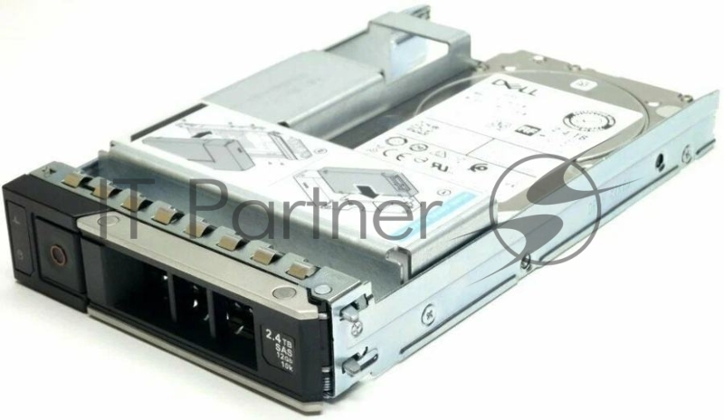 Жесткий диск для серверов Dell 2.4TB, 10k RPM, SAS 12Gbps, 512e, 2,5 in 3,5 HYBB CARR, hot plug, 14G