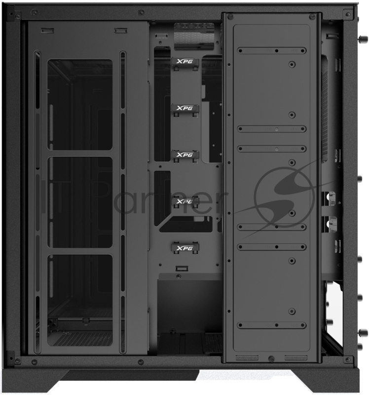 Корпус XPG INVADER X BLACK (INVADERXMTWOF-BKCWW) Mid-Tower, Micro-ATX, Mini-ITX, Standard-ATX, USB 3.2 Gen2 Type-A, USB 3.2 Gen2 Type-C
