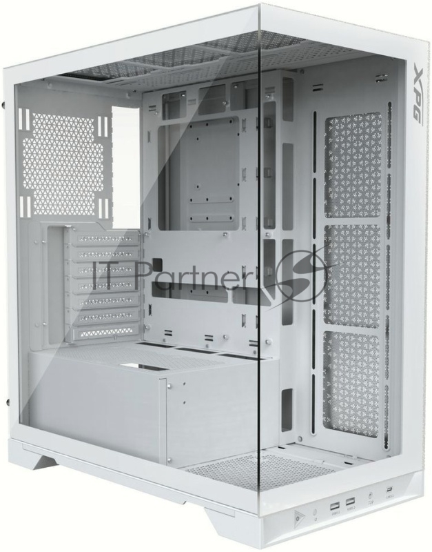 Корпус XPG INVADER X WHITE (INVADERXMTWOF-WHCWW) Mid-Tower, Micro-ATX, Mini-ITX, Standard-ATX, USB 3.2 Gen2 Type-A, USB 3.2 Gen2 Type-C