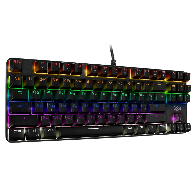 Игровая клавиатура SVEN KB-G9150 (Outemu Blue switches, USB, 87 кл., ПО, RGB-подсветка)