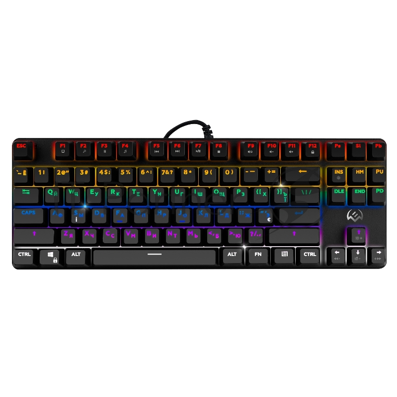 Игровая клавиатура SVEN KB-G9150 (Outemu Blue switches, USB, 87 кл., ПО, RGB-подсветка)