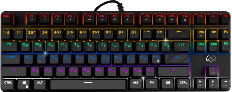 Игровая клавиатура SVEN KB-G9150 (Outemu Blue switches, USB, 87 кл., ПО, RGB-подсветка)