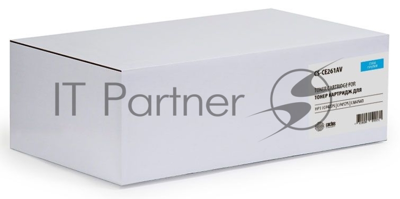 Тонер Картридж Cactus CS-CE261AV голубой (11000стр.) для HP LJ CP4025/CP4525/CM4540