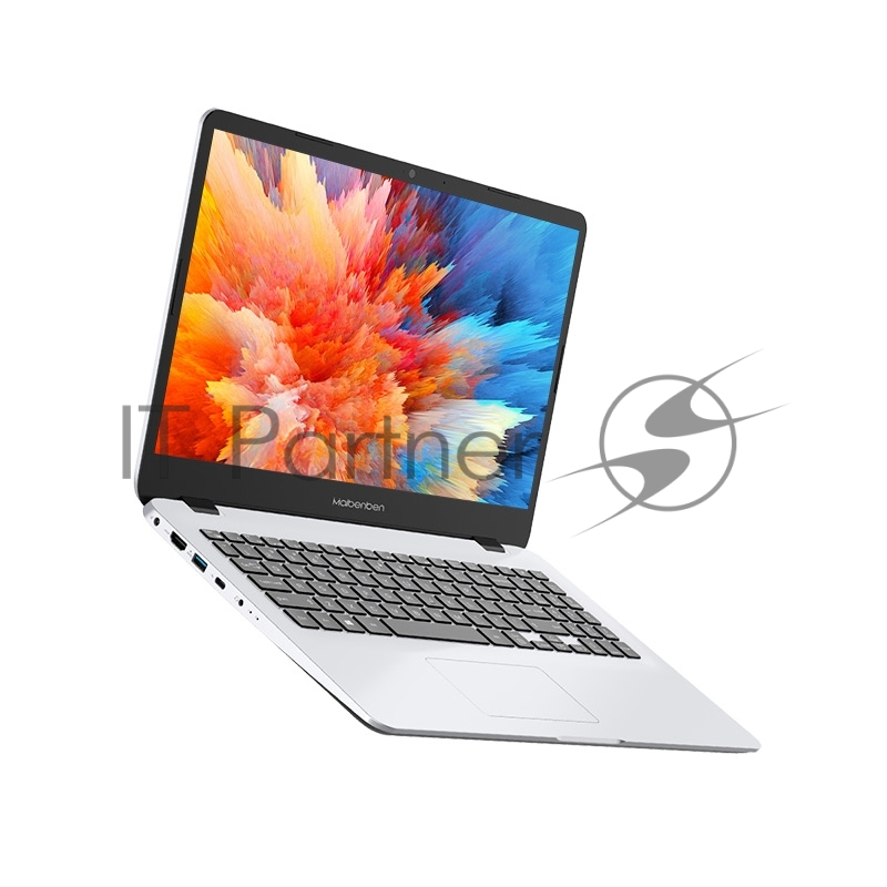 Ноутбук Maibenben M543 Pro 15.6(1920x1080 (матовый) IPS)/AMD Ryzen 3 Pro 4450U(2.5Ghz)/8192Mb/256PCISSD Radeon/Cam/BT/WiFi/51.28WHr/war 2y/1.75kg/Silver/Linux (B115A-R341UMA1SLSRE2)