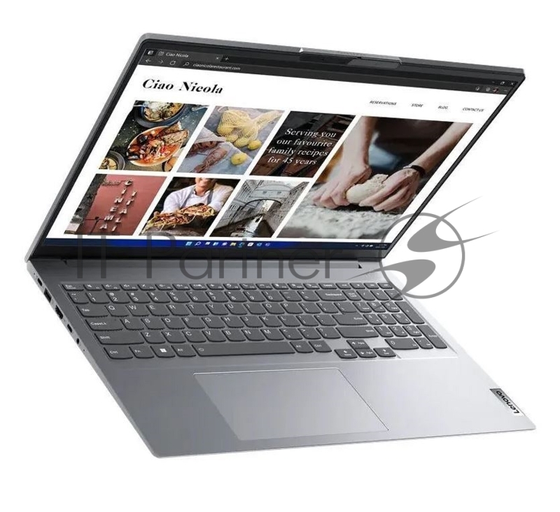 Ноутбук Lenovo ThinkBook 16 G4+ IAP Intel Core i7-1255U/16Gb/512Gb SSD/16 WUXGA IPS/WIFI/Win11 Pro Arctic Grey