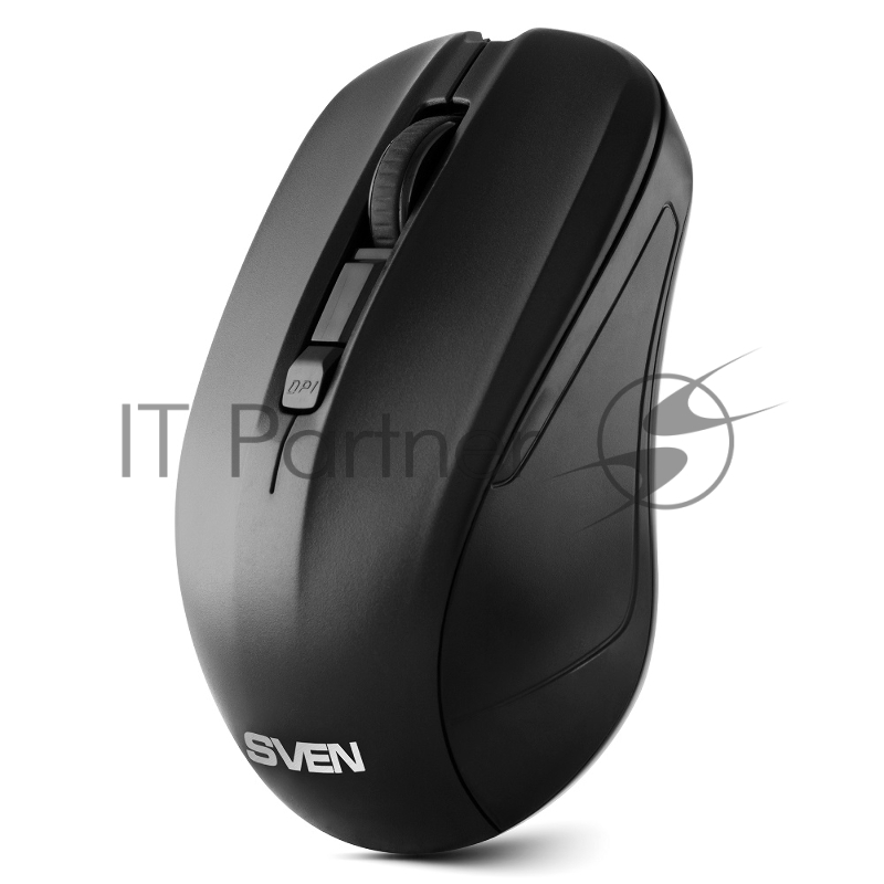 Беспроводная мышь Sven RX-270W чёрная (3+1кл. 800-1600DPI, блист)