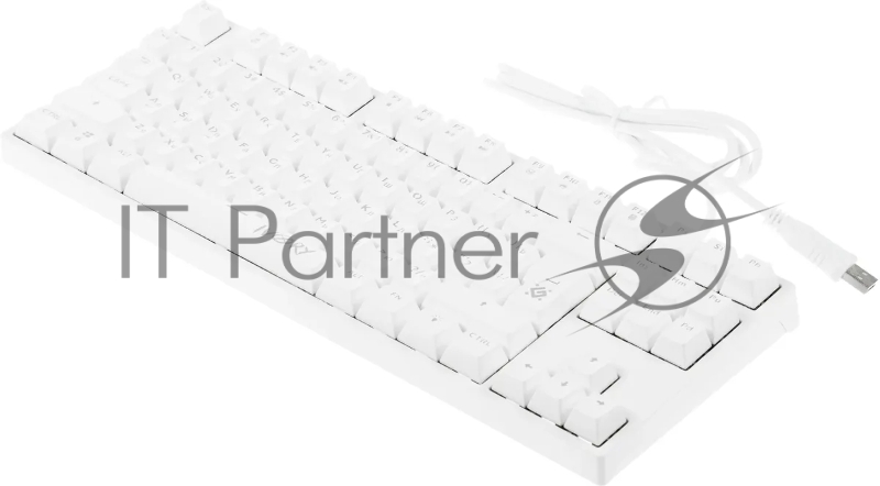 Игровая клавиатура DEFENDER IVORY белая (USB, OUTEMU RED, 87 кн., RGB подсветка, GK-579)