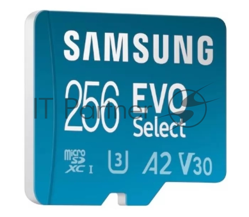Флеш карта microSDXC 256GB Samsung EVO Plus Class 10, A2, V30, UHS-I (U3), W 90 МБ/с, R 130 МБ/с, <MB-ME256KA/AM> адаптер на SD
