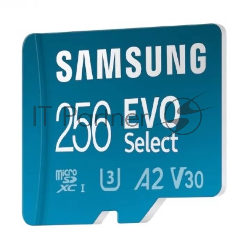 Флеш карта microSDXC 256GB Samsung EVO Plus Class 10, A2, V30, UHS-I (U3), W 90 МБ/с, R 130 МБ/с, <MB-ME256KA/AM> адаптер на SD