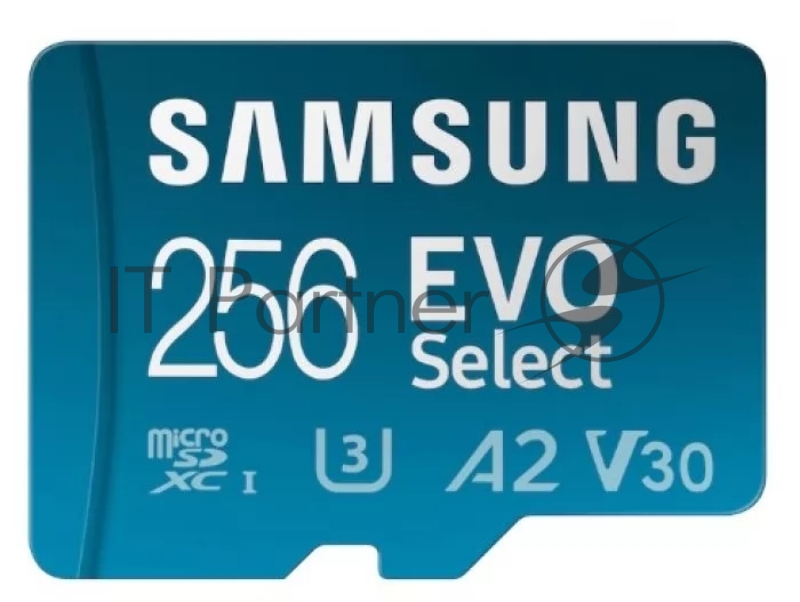 Флеш карта microSDXC 256GB Samsung EVO Plus Class 10, A2, V30, UHS-I (U3), W 90 МБ/с, R 130 МБ/с, <MB-ME256KA/AM> адаптер на SD