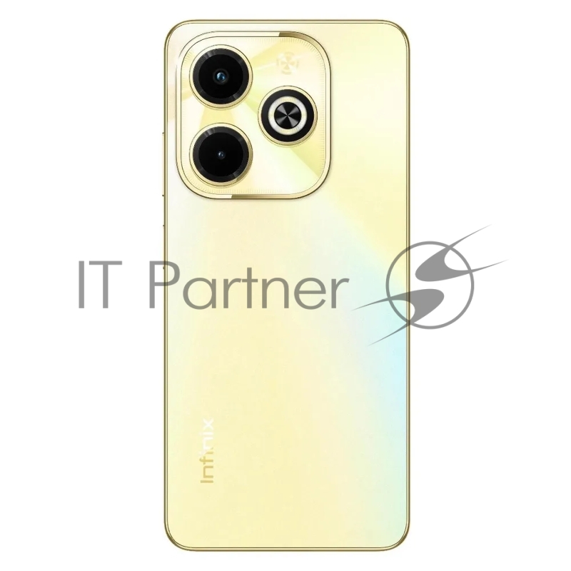 Смартфон Infinix X6528B Hot 40i 128Gb 8Gb золотистый моноблок 3G 4G 2Sim 6.56 720x1612 Android 13 50Mpix 802.11 a/b/g/n/ac NFC GPS GSM900/1800 GSM1900 TouchSc Protect FM A-GPS microSD