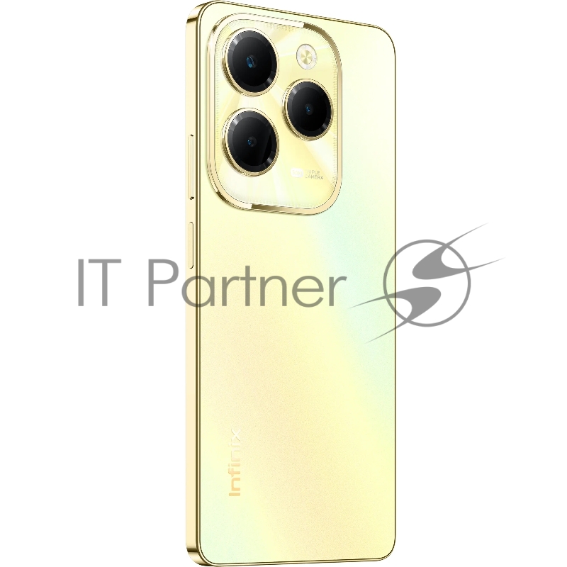 Смартфон Infinix X6528B Hot 40i 128Gb 8Gb золотистый моноблок 3G 4G 2Sim 6.56 720x1612 Android 13 50Mpix 802.11 a/b/g/n/ac NFC GPS GSM900/1800 GSM1900 TouchSc Protect FM A-GPS microSD