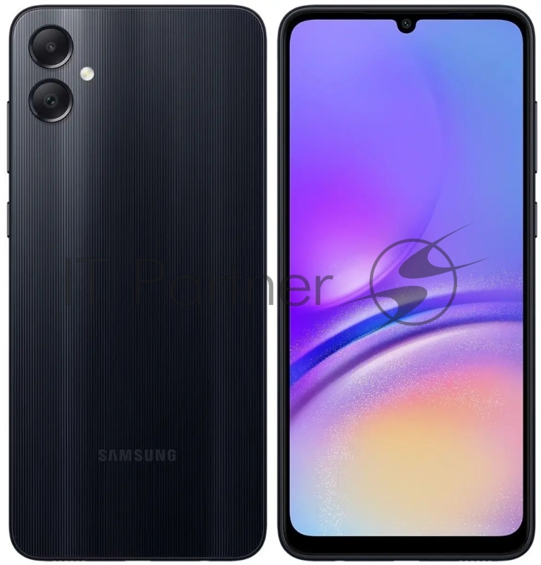 Смартфон Samsung Galaxy A05 SM-A055F 6,7(1600x720) PLS LTE Cam(502/8) Helio G85 2ГГц(8) (4/64Гб) A13 5000мАч Черный SM-A055FZKDCAU