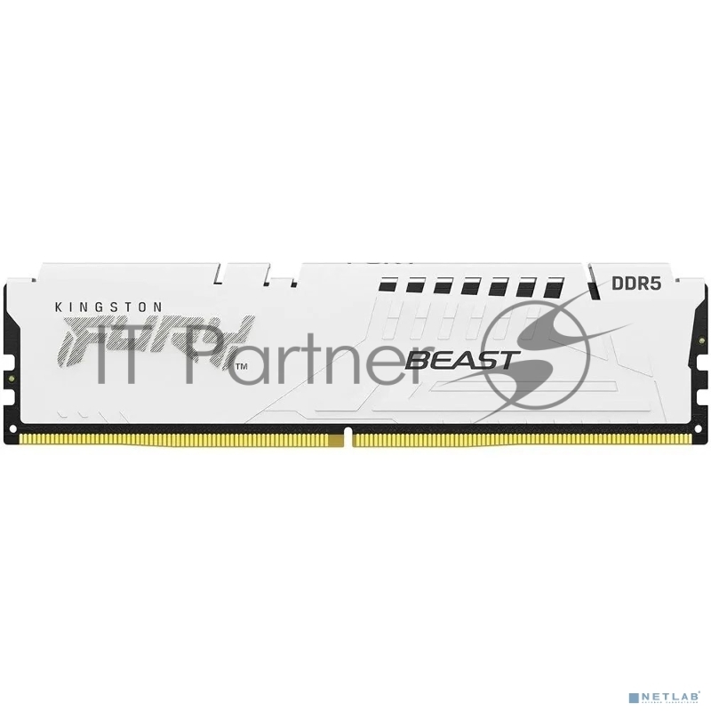 Модуль памяти Kingston 16GB 6000MT/s DDR5 CL40 DIMM FURY Beast White XMP KF560C40BW-16