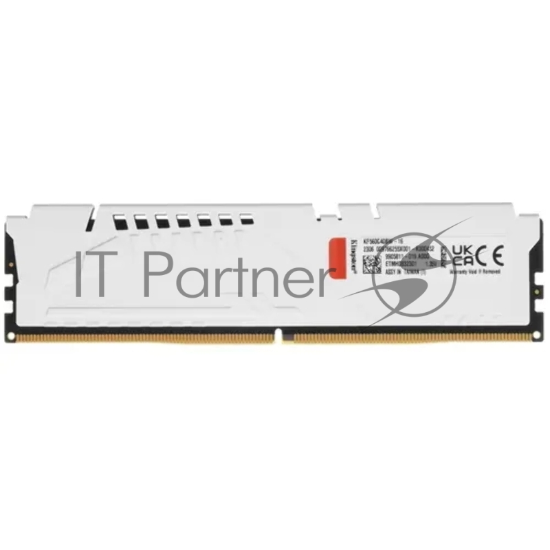 Модуль памяти Kingston 16GB 6000MT/s DDR5 CL40 DIMM FURY Beast White XMP KF560C40BW-16