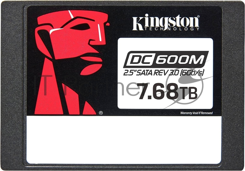 Твердотельный накопитель SSD Kingston 7680GB Enterprise 2.5 SATA 3 R560/W530MB/S DC600M 3D TLC MTBF 2M 94 000/34 000 IOPS 14016TBW