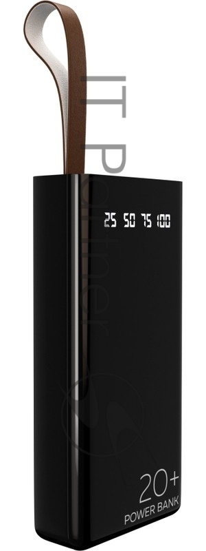 Внешний аккумулятор 20000mAh 2USB 2.1A More choice PB60-20 (Black)