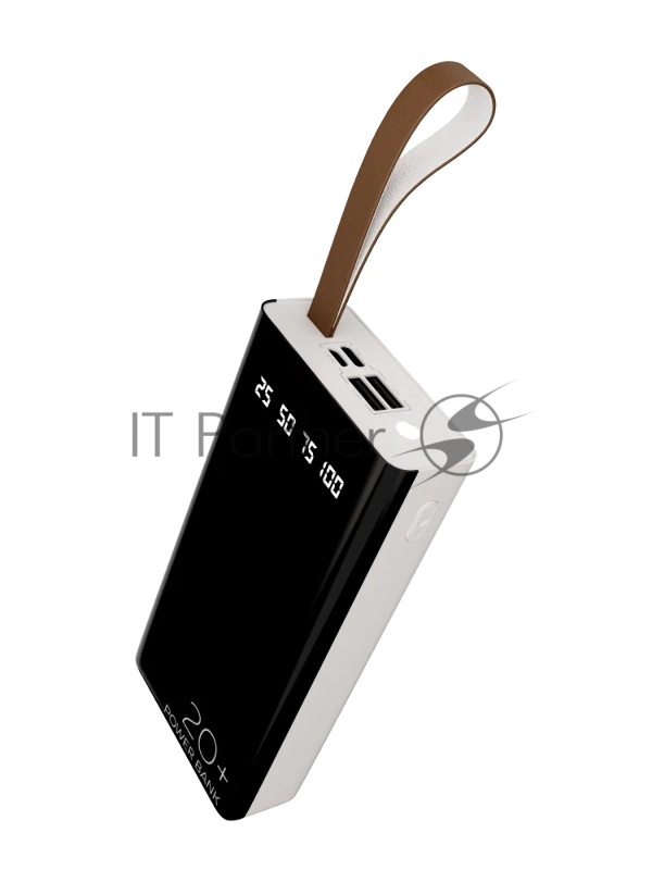 Внешний аккумулятор 20000mAh 2USB 2.1A More choice PB60-20(White)