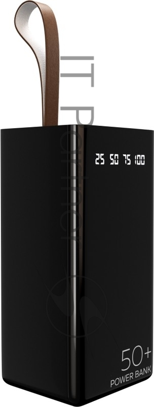 Внешний аккумулятор 50000mAh 2USB 2.1A More choice PB60-50 (Black)