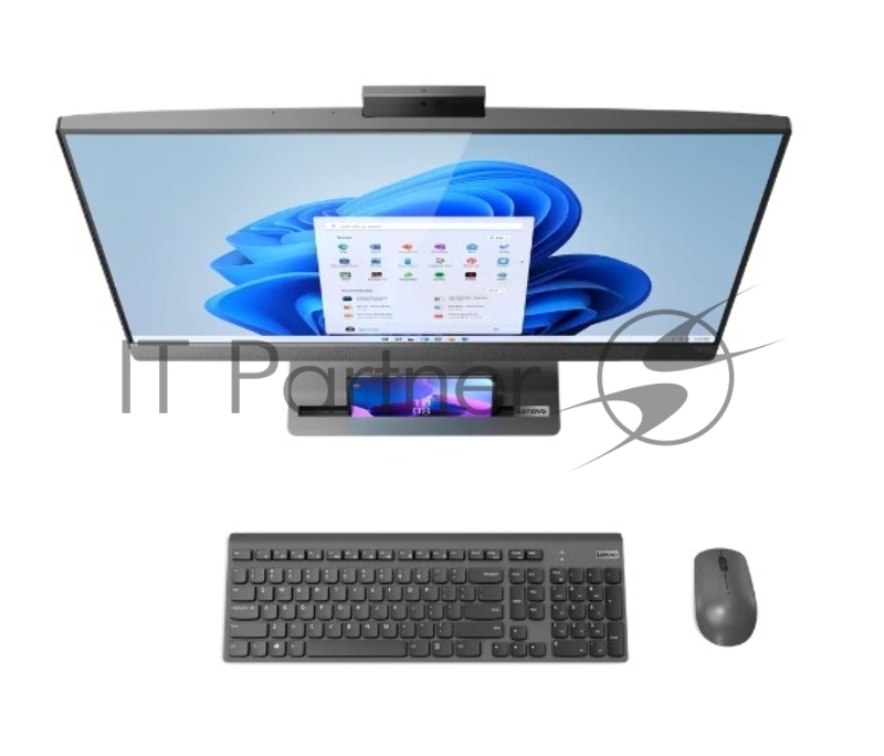 Моноблок AIO Lenovo IdeaCentre 5 27IAH7 i5-13500H 16Gb SSD 1Tb Intel Iris Xe Graphics eligible 27 QHD IPS BT Cam Win11 Серый F0GQ005GRU