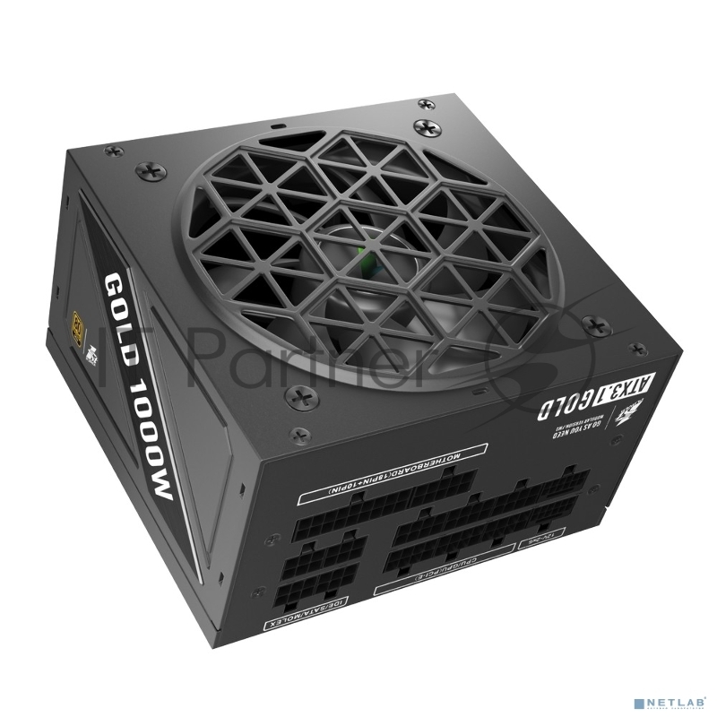 Блок питания 1STPLAYER NGDP Gold 850W / ATX 3.0, APFC, 80 PLUS Gold, LLC+DC-DC, 120mm fan, full modular / HA-850BA4