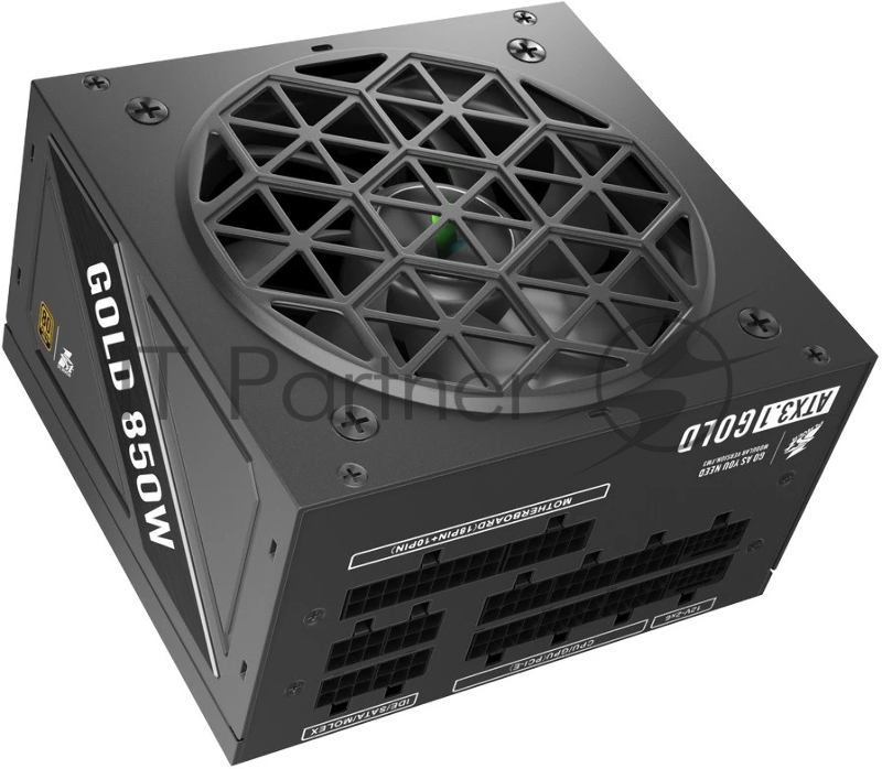 Блок питания 1STPLAYER NGDP Gold 850W / ATX 3.0, APFC, 80 PLUS Gold, LLC+DC-DC, 120mm fan, full modular / HA-850BA4