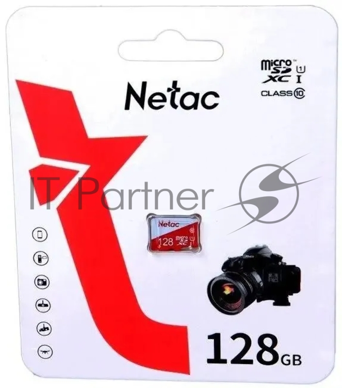 Флеш карта microSDHC 128GB Netac P500 ECO <NT02P500ECO-128G-S> (без SD адаптера)