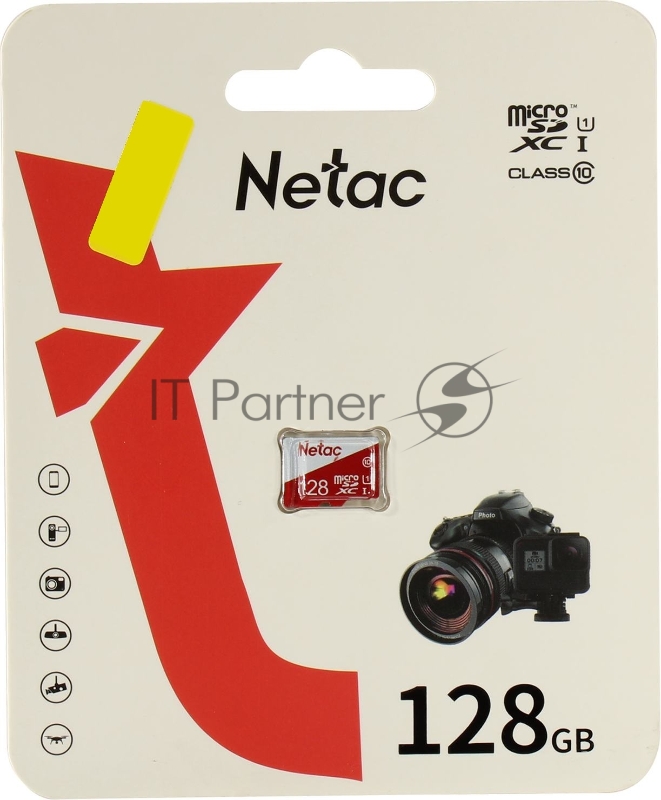 Флеш карта microSDHC 128GB Netac P500 ECO <NT02P500ECO-128G-S> (без SD адаптера)