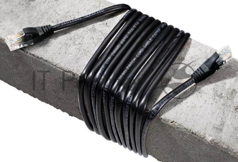 Патч-корд литой AOpen ANP511_2M_BK UTP кат.5е 2м черный