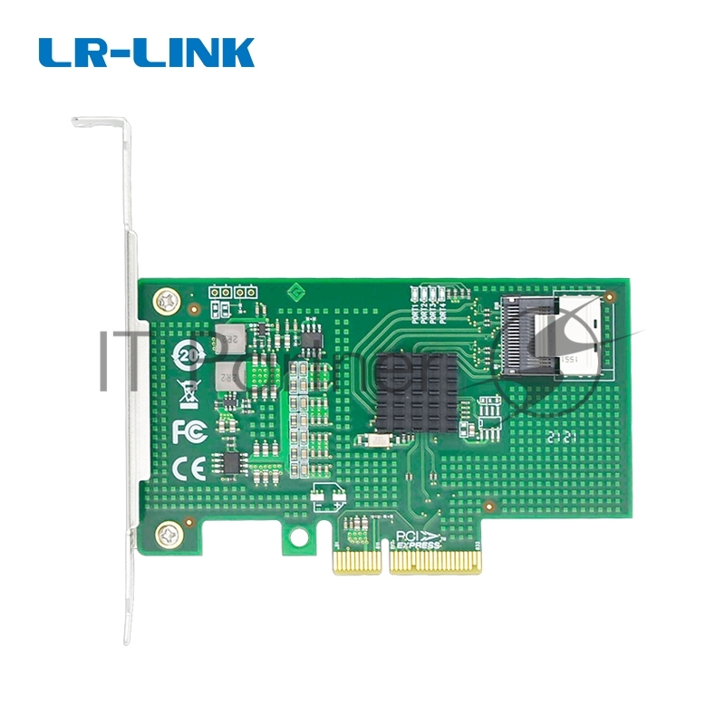 Переходник Lr-Link LRST9630-4IR PCIe x1 4-Port SATA3 RAID, MARVELL 88SE9230, 1* SFF-8087,RAID 0, 1, 10, JBOD