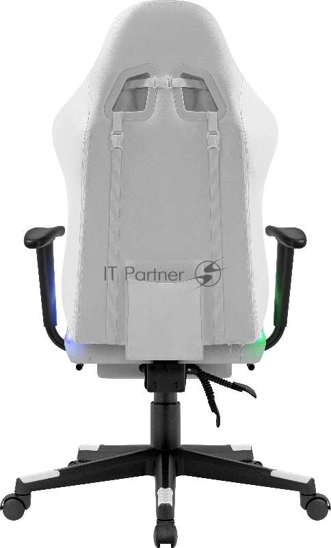 Игровое кресло Watcher Белый,подсветка,полиуретан