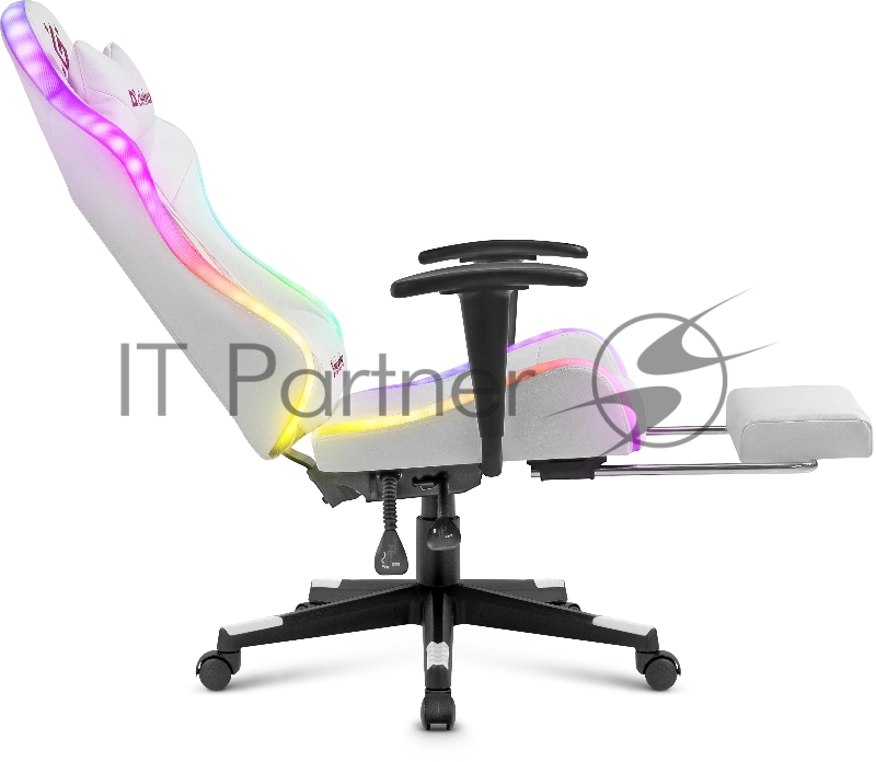 Игровое кресло Watcher Белый,подсветка,полиуретан