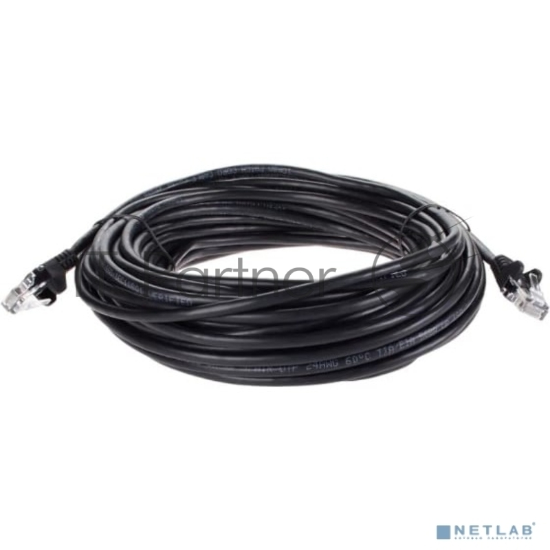 Патч-корд литой AOpen ANP511_15M_BK UTP кат.5е 15м черный